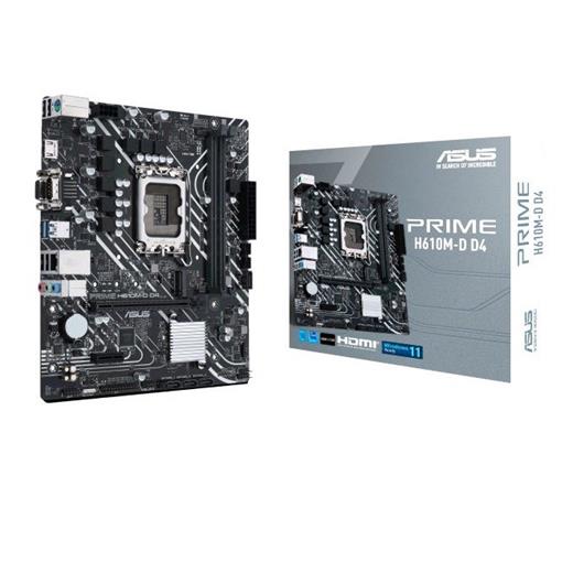 Asus Prime H610M-D D4 1700P Vga Hdmi 90Mb1A00-M0Eay0